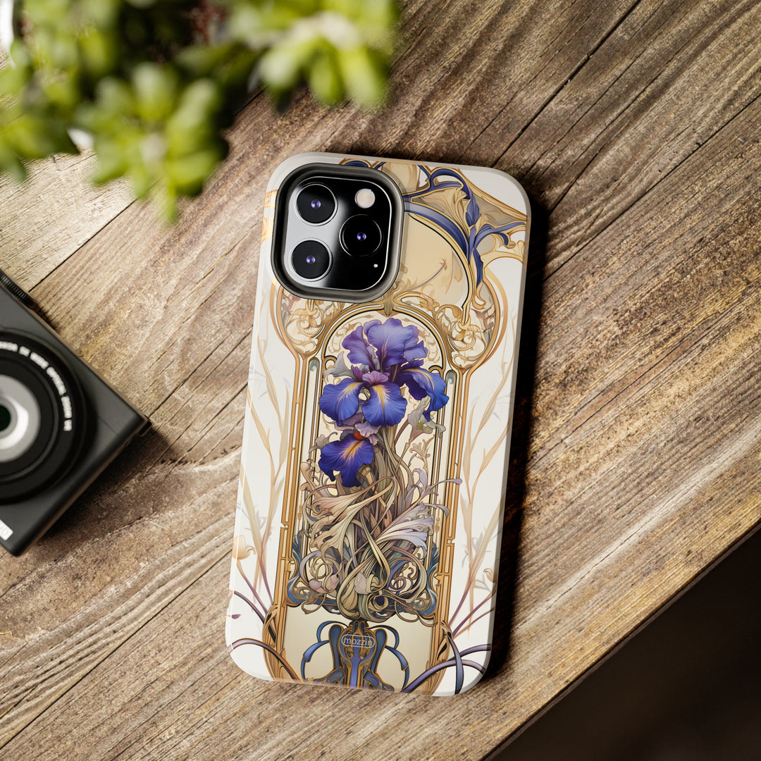 Tough Phone Cases - Birth Flower Feb. - Iris