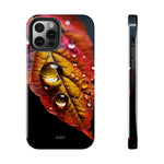 Load image into Gallery viewer, Tough Phone Cases - Water drops on Leaf