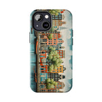 Load image into Gallery viewer, Tough Phone Cases - Typical houses illustration2