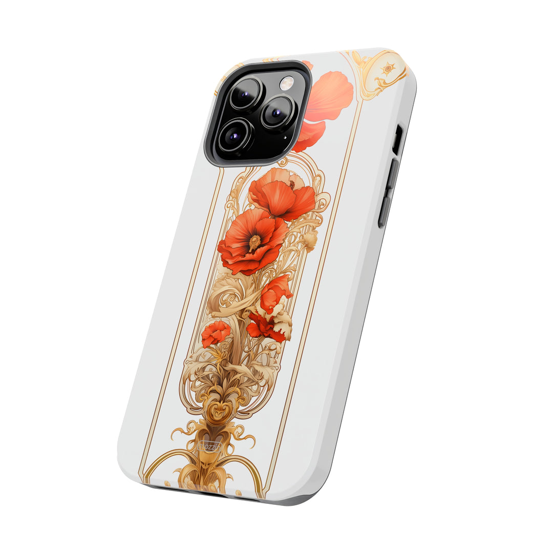 Tough Phone Cases - Birth Flower Aug. - Poppy