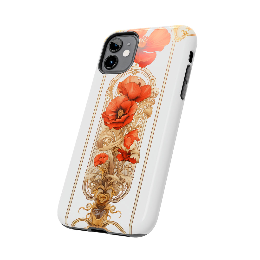Tough Phone Cases - Birth Flower Aug. - Poppy