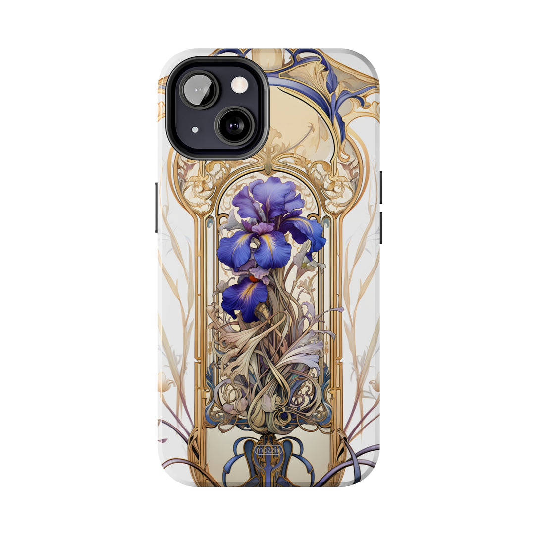 Tough Phone Cases - Birth Flower Feb. - Iris