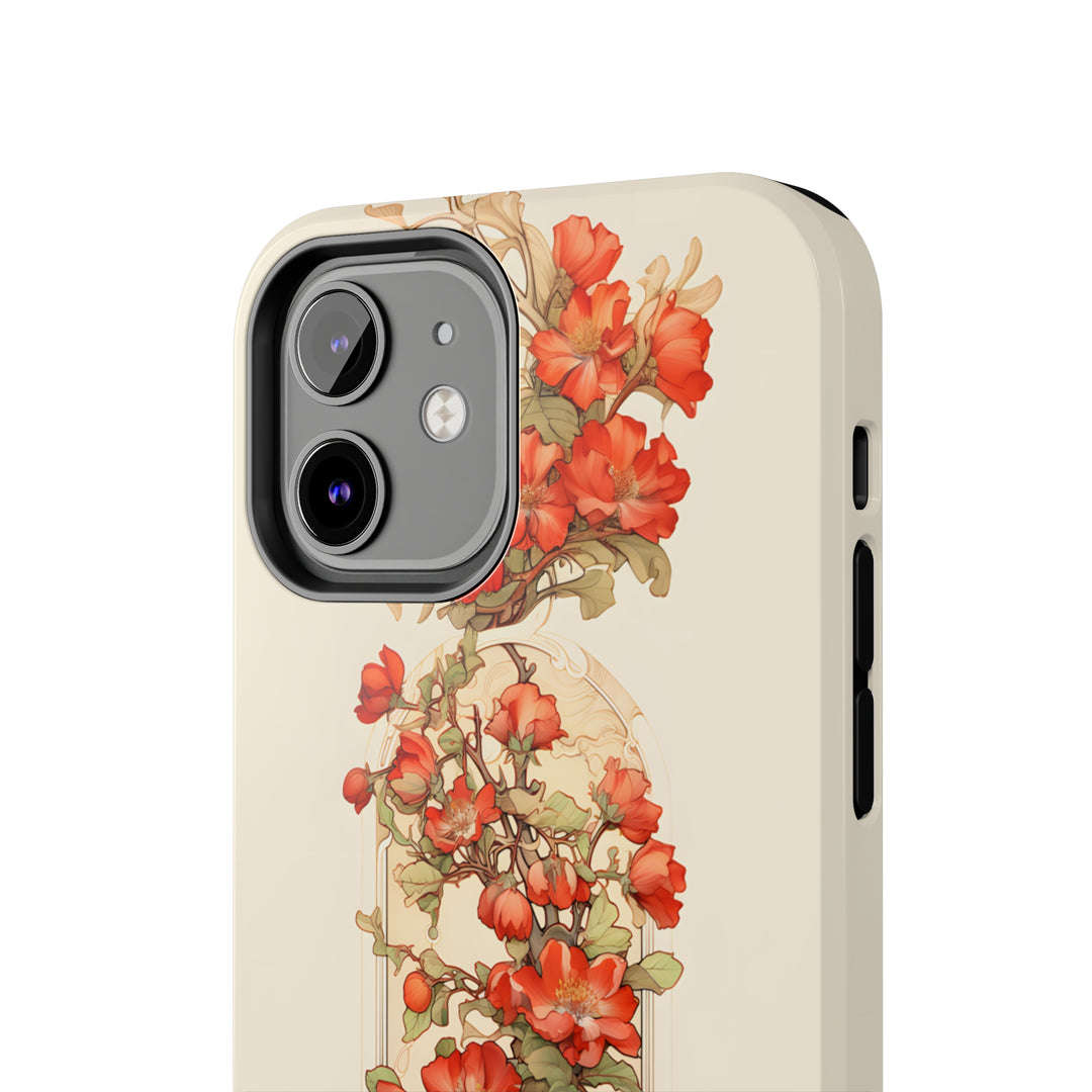 Tough Phone Cases - Birth Flower May - Hawthorn