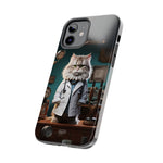 Load image into Gallery viewer, Tough Phone Cases - Serious Doctor Cat
