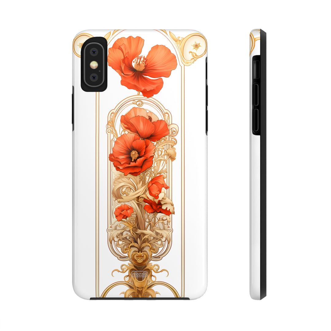 Tough Phone Cases - Birth Flower Aug. - Poppy