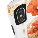 Load image into Gallery viewer, Tough Phone Cases - Birth Flower Aug. - Poppy
