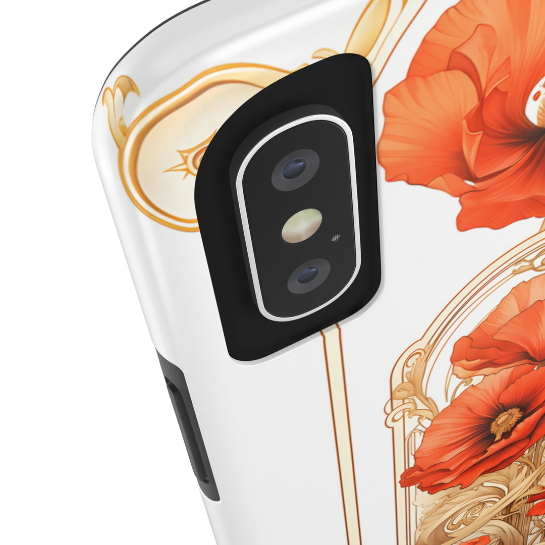 Tough Phone Cases - Birth Flower Aug. - Poppy