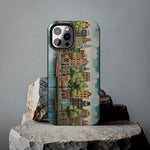 Load image into Gallery viewer, Tough Phone Cases - Typical houses illustration2