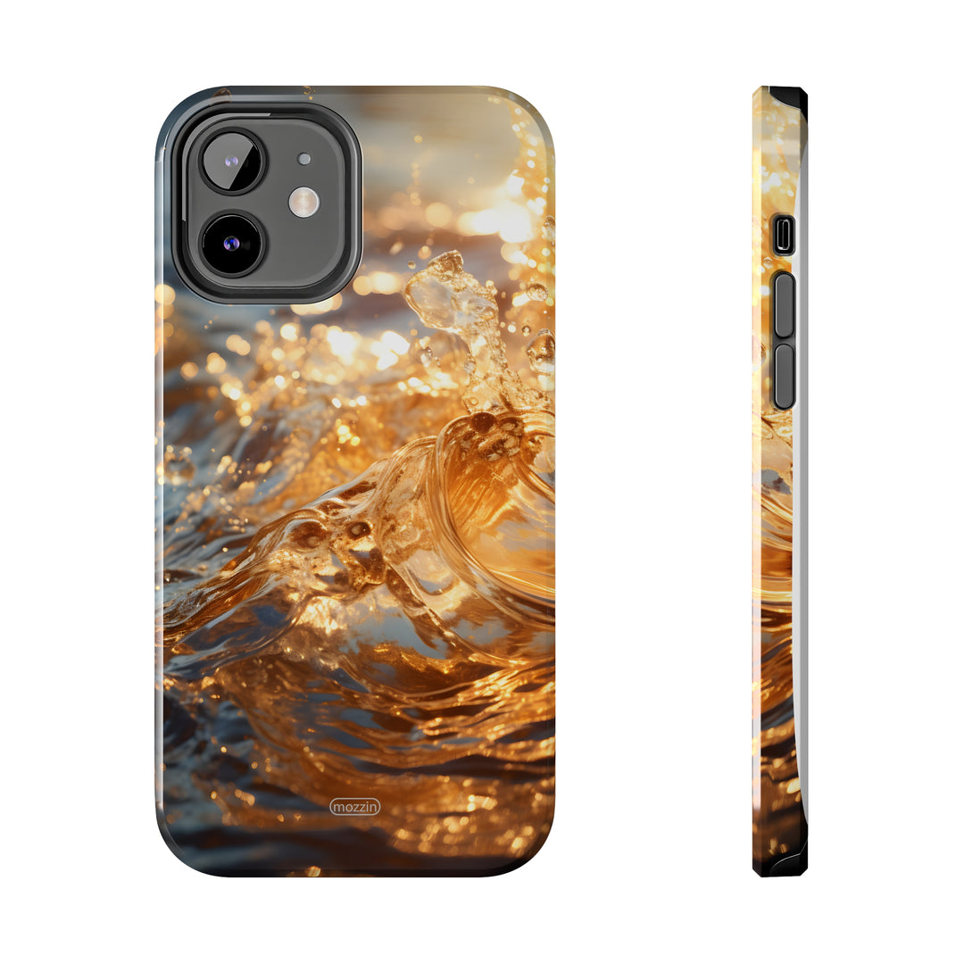 Tough Phone Cases - Golden Sea Sparkles