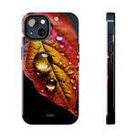 Load image into Gallery viewer, Tough Phone Cases - Water drops on Leaf