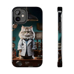 Load image into Gallery viewer, Tough Phone Cases - Serious Doctor Cat