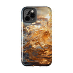 Load image into Gallery viewer, Tough Phone Cases - Golden Sea Sparkles