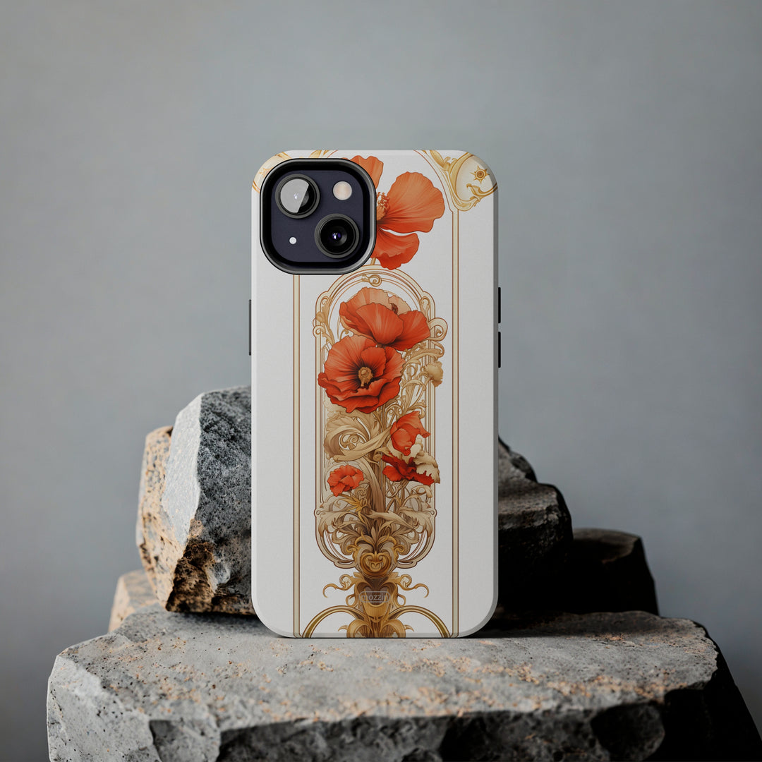 Tough Phone Cases - Birth Flower Aug. - Poppy