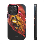Load image into Gallery viewer, Tough Phone Cases - Water drops on Leaf
