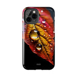 Load image into Gallery viewer, Tough Phone Cases - Water drops on Leaf