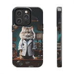 Load image into Gallery viewer, Tough Phone Cases - Serious Doctor Cat