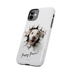 Load image into Gallery viewer, Tough Phone Cases - Labrador Retriever in Wall Hole