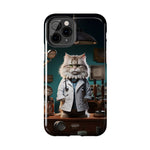 Load image into Gallery viewer, Tough Phone Cases - Serious Doctor Cat