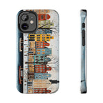 Load image into Gallery viewer, Tough Phone Cases - Typical houses illustration