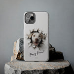 Load image into Gallery viewer, Tough Phone Cases - Labrador Retriever in Wall Hole