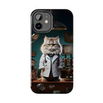 Load image into Gallery viewer, Tough Phone Cases - Serious Doctor Cat