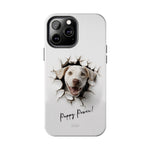 Load image into Gallery viewer, Tough Phone Cases - Labrador Retriever in Wall Hole
