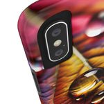 Load image into Gallery viewer, Tough Phone Cases - Water drops on Leaf