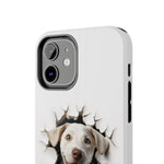Load image into Gallery viewer, Tough Phone Cases - Labrador Retriever in Wall Hole