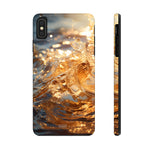 Load image into Gallery viewer, Tough Phone Cases - Golden Sea Sparkles