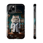 Load image into Gallery viewer, Tough Phone Cases - Serious Doctor Cat