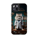 Load image into Gallery viewer, Tough Phone Cases - Serious Doctor Cat