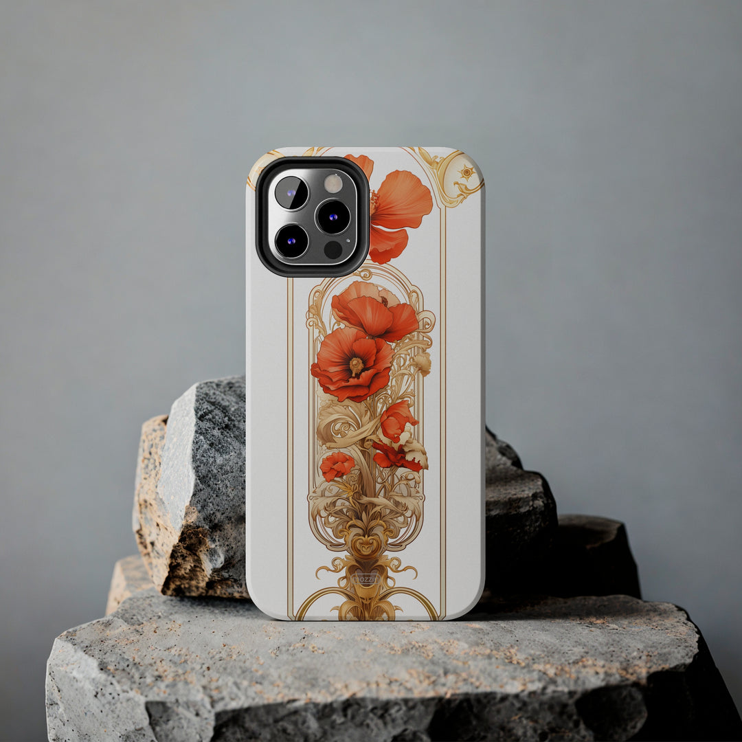 Tough Phone Cases - Birth Flower Aug. - Poppy