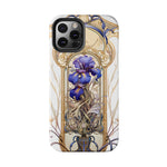 Load image into Gallery viewer, Tough Phone Cases - Birth Flower Feb. - Iris