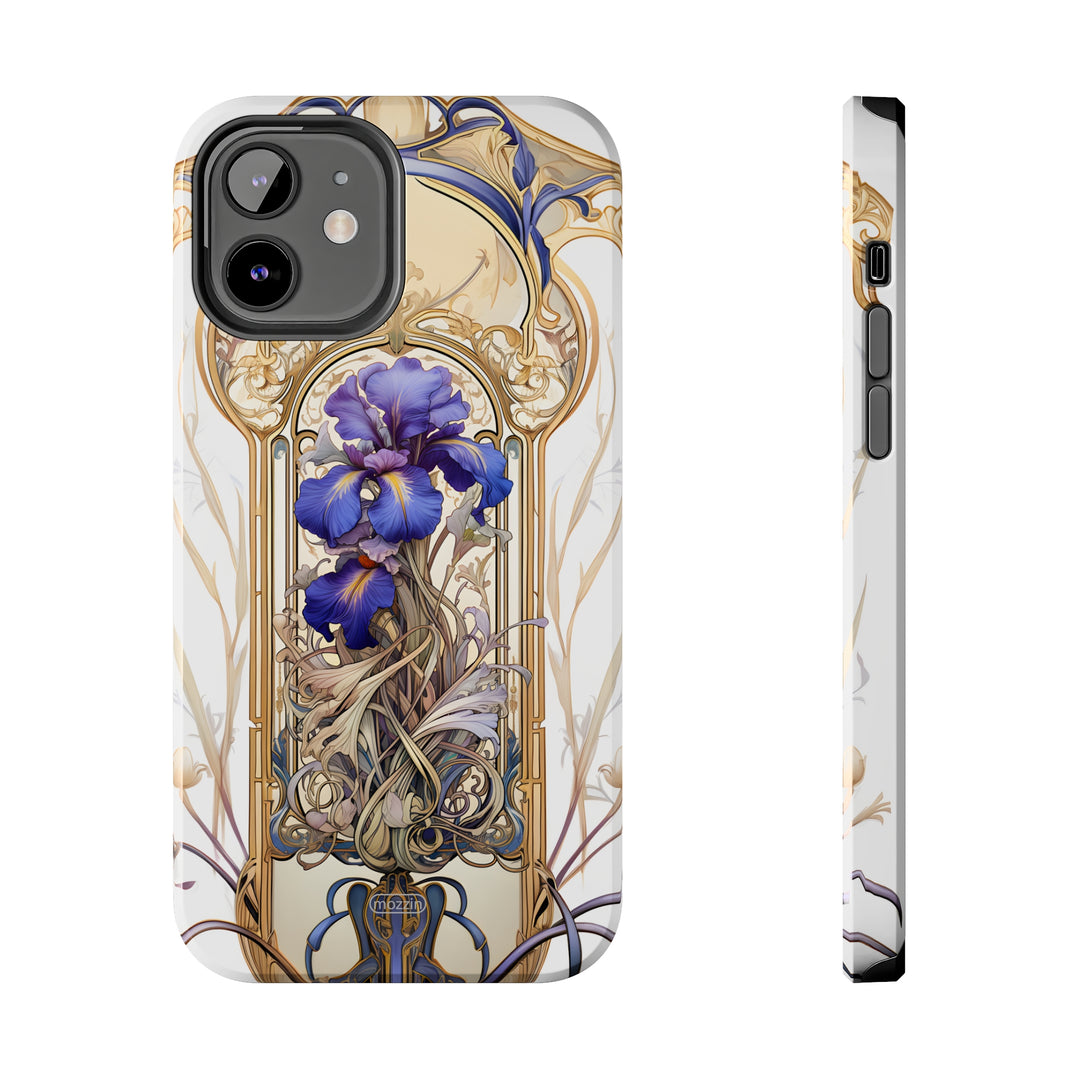 Tough Phone Cases - Birth Flower Feb. - Iris