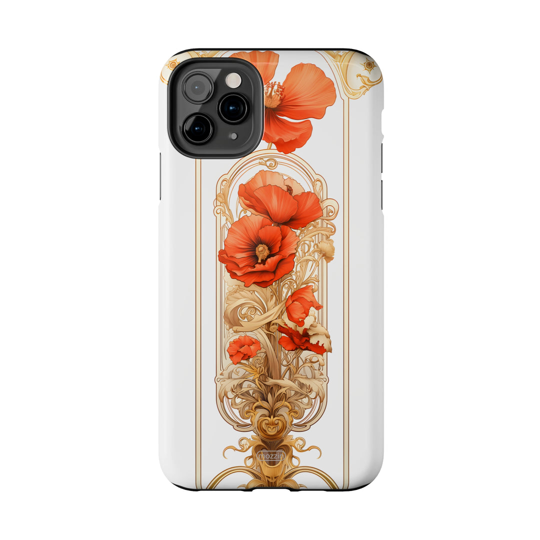 Tough Phone Cases - Birth Flower Aug. - Poppy