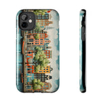 Load image into Gallery viewer, Tough Phone Cases - Typical houses illustration2