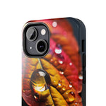 Load image into Gallery viewer, Tough Phone Cases - Water drops on Leaf