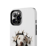Load image into Gallery viewer, Tough Phone Cases - Labrador Retriever in Wall Hole