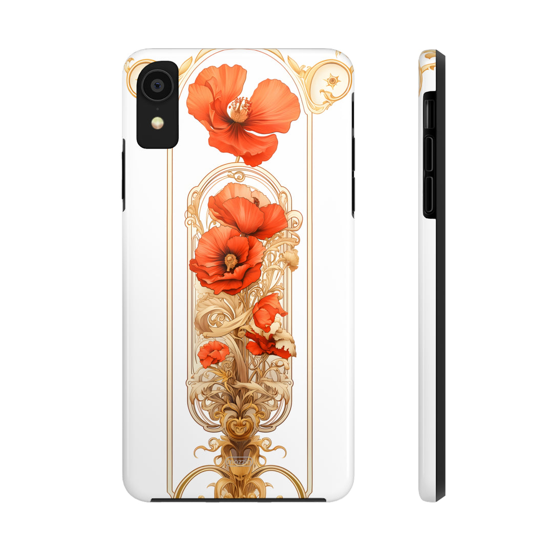Tough Phone Cases - Birth Flower Aug. - Poppy