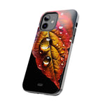 Load image into Gallery viewer, Tough Phone Cases - Water drops on Leaf
