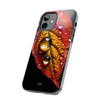 Load image into Gallery viewer, Tough Phone Cases - Water drops on Leaf