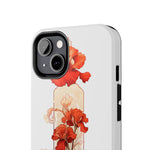 Load image into Gallery viewer, Tough Phone Cases - Birth Flower January - Carnation