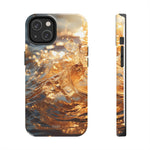 Load image into Gallery viewer, Tough Phone Cases - Golden Sea Sparkles