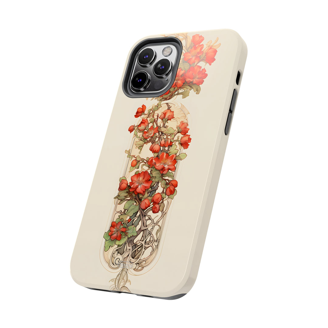 Tough Phone Cases - Birth Flower May - Hawthorn