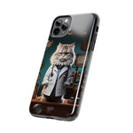 Load image into Gallery viewer, Tough Phone Cases - Serious Doctor Cat