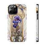 Load image into Gallery viewer, Tough Phone Cases - Birth Flower Feb. - Iris