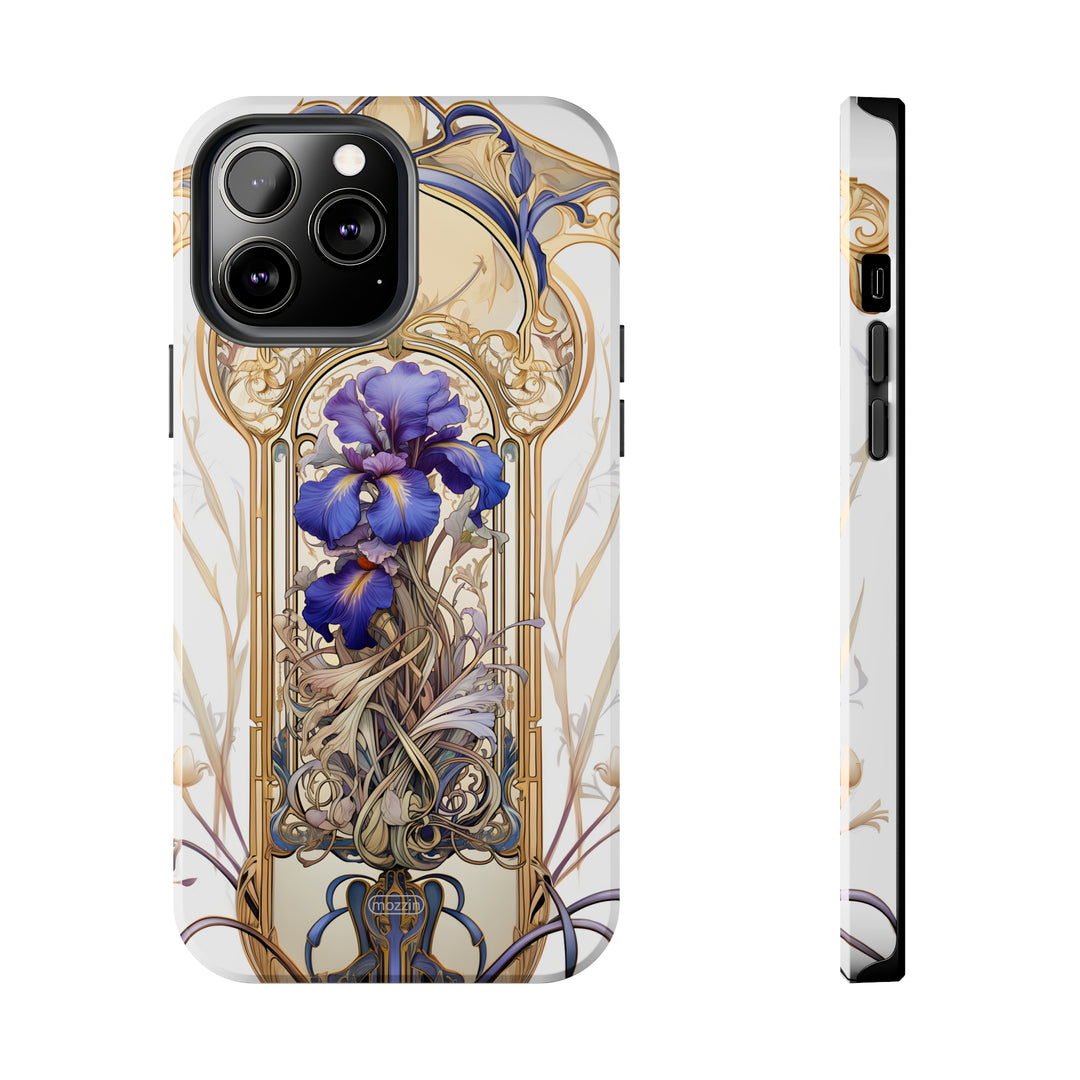 Tough Phone Cases - Birth Flower Feb. - Iris