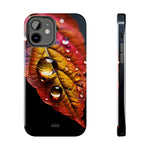 Load image into Gallery viewer, Tough Phone Cases - Water drops on Leaf