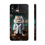 Load image into Gallery viewer, Tough Phone Cases - Serious Doctor Cat