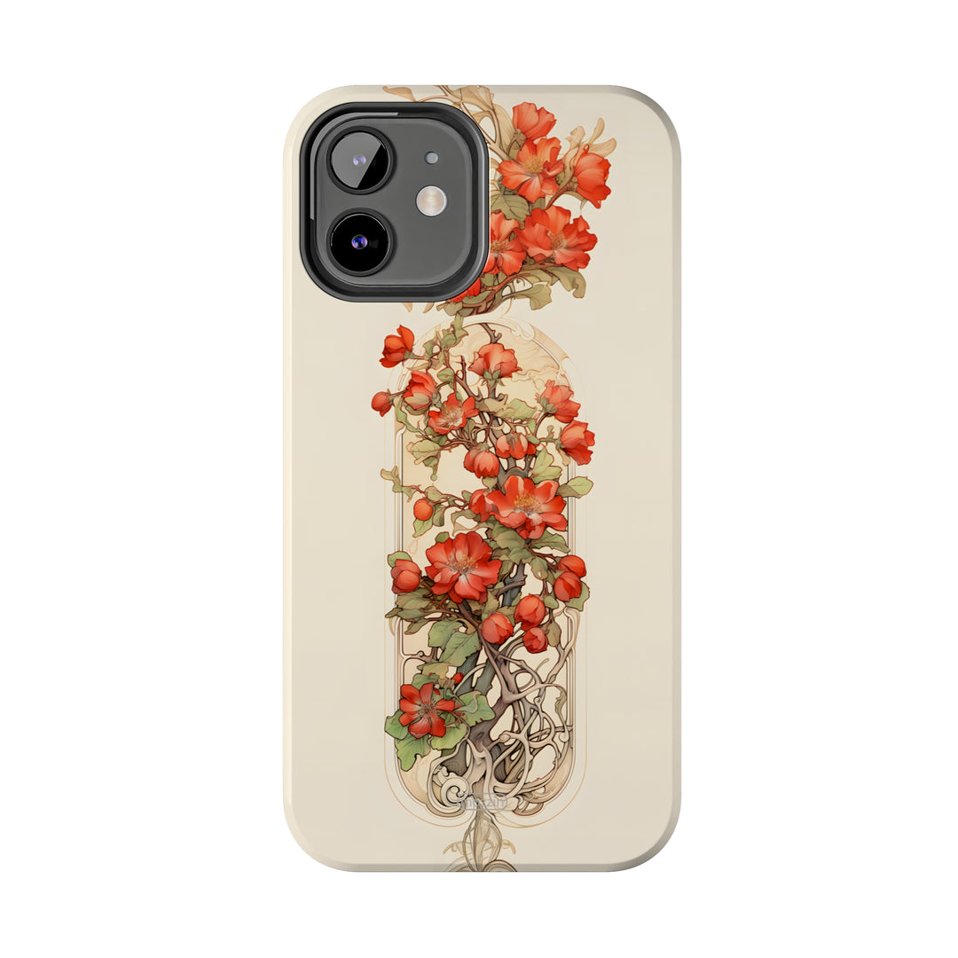 Tough Phone Cases - Birth Flower May - Hawthorn